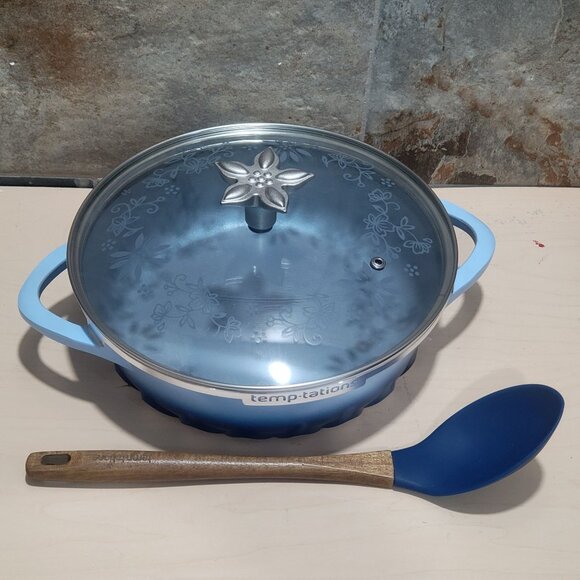 Temptations by Tora Brasier Lid Non Stick Aluminum Serving Spoon - Picture 3 of 12